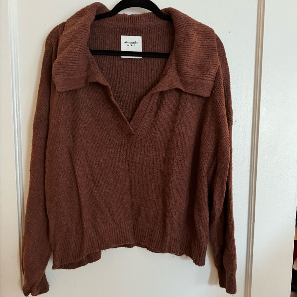 abercrombie collared sweater